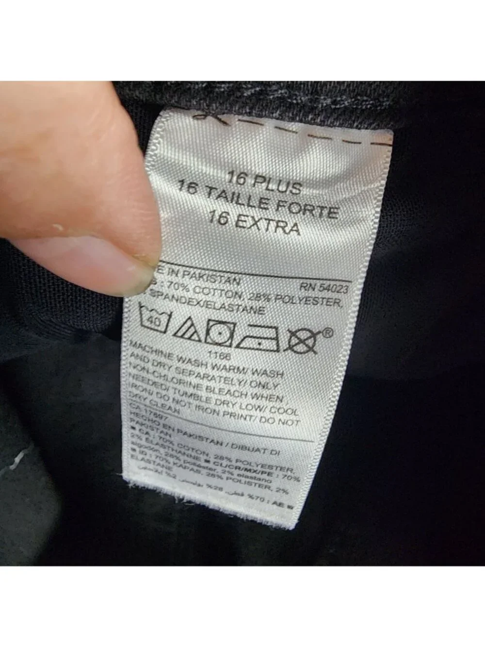 Old Navy Jeans Girls 16 Plus Black Stretch Extra High Rise Flare *Read*
